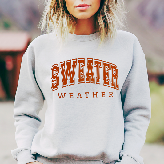 Sweater Weather SINGLE COLOR Transfer