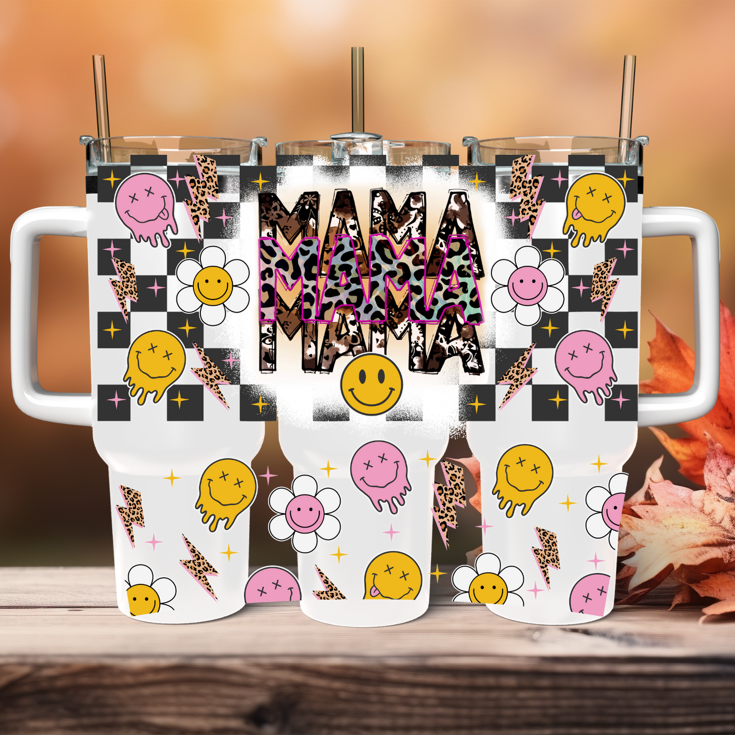Mama Mama Mama-40oz tumbler wrap
