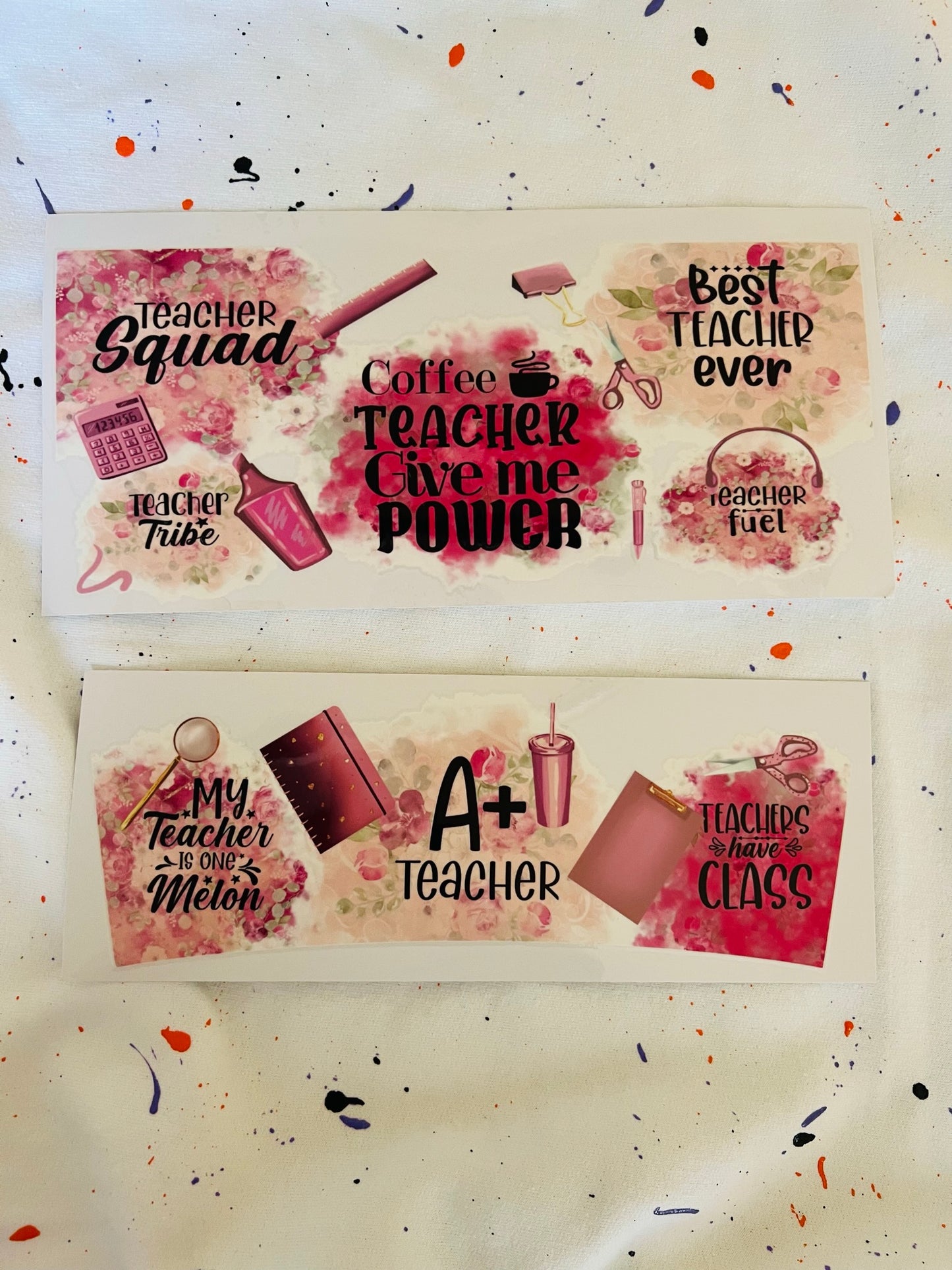 Best Teacher ever-40oz tumbler wrap