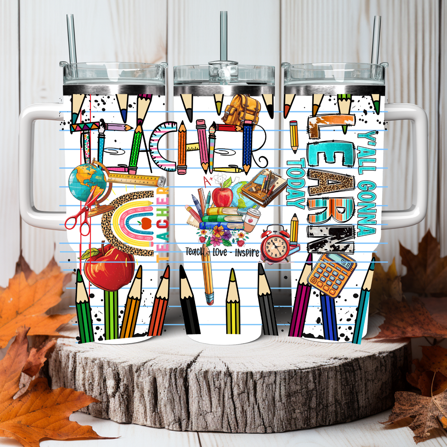 Teacher-40oz tumbler wrap