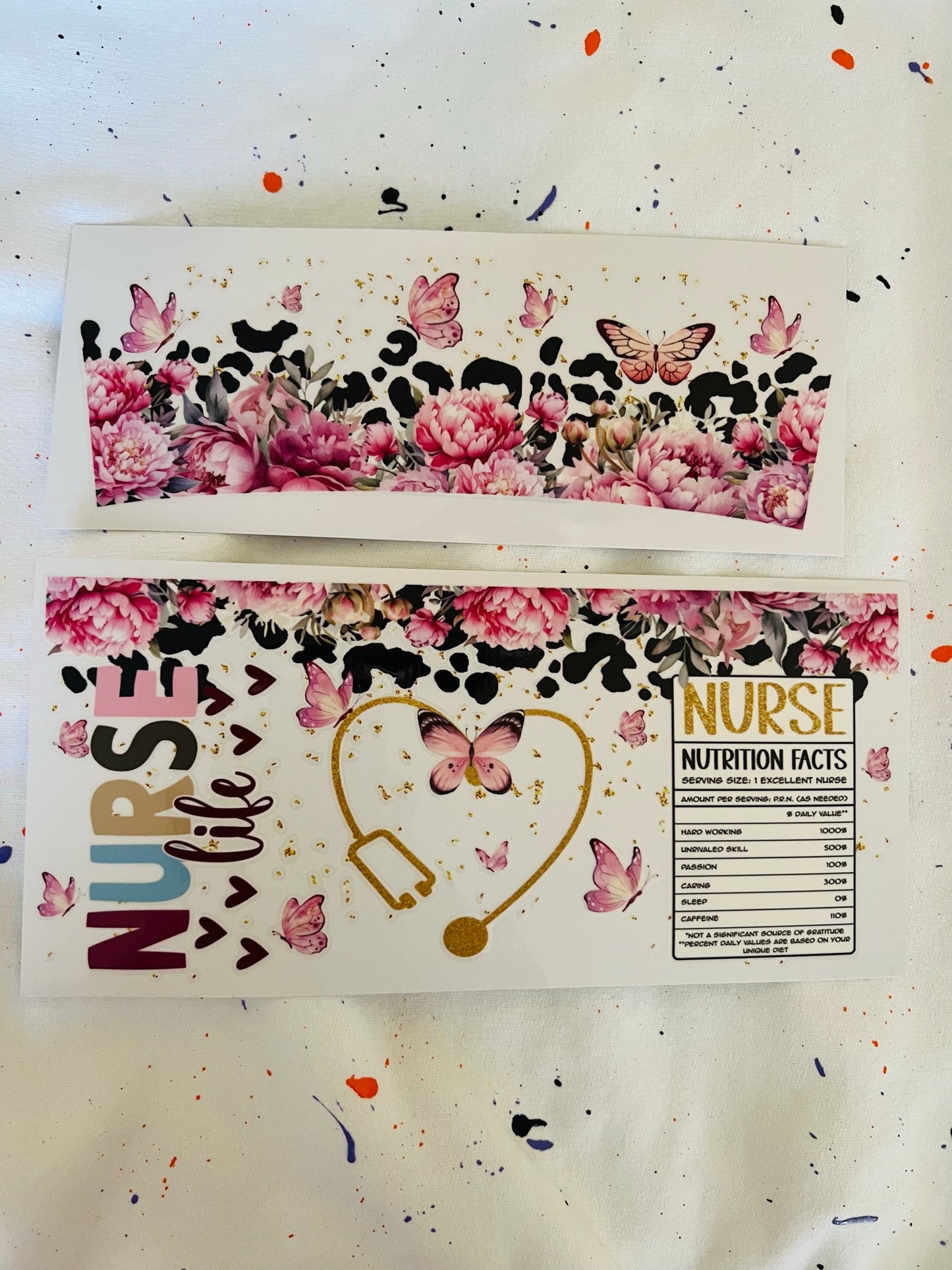 Nurse life-40oz tumbler wrap