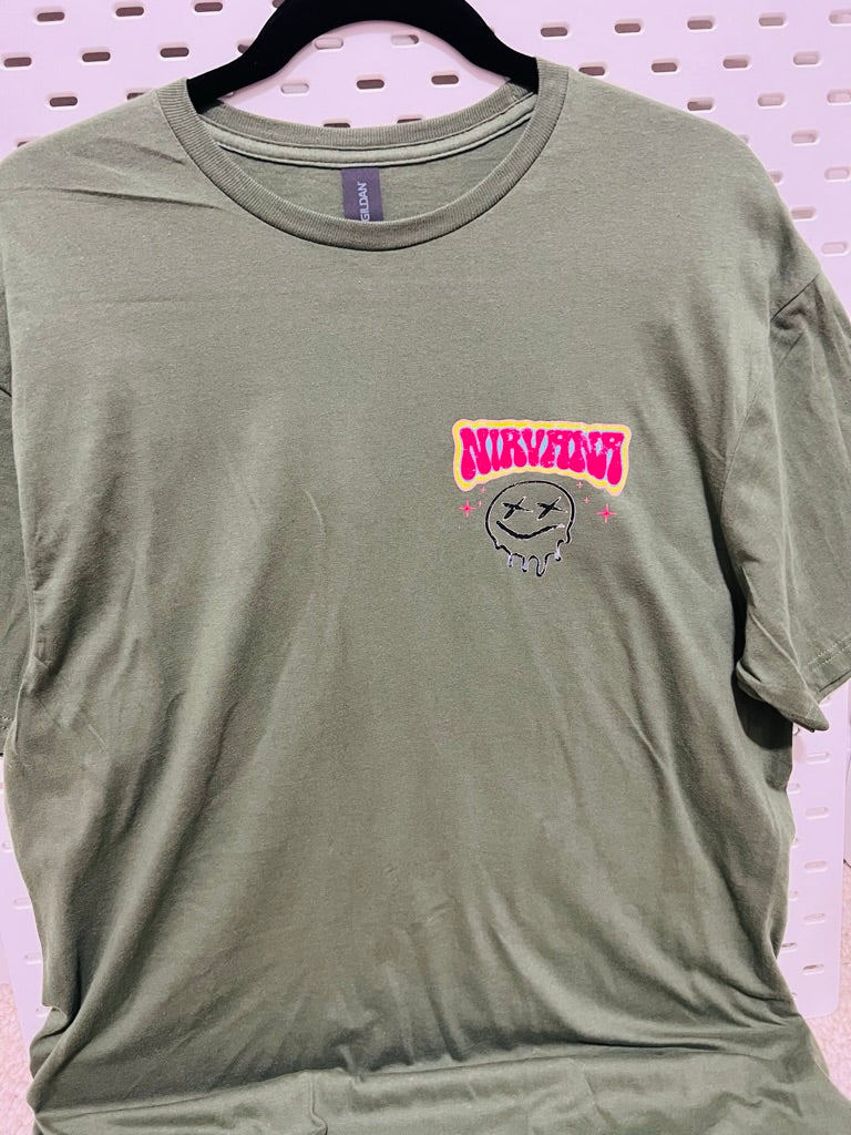 Nirvana Smile (Back, Front) READY TO WEAR T-Shirts