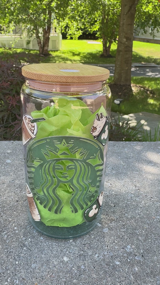 Starbucks Coffee -Glass Cup 16oz