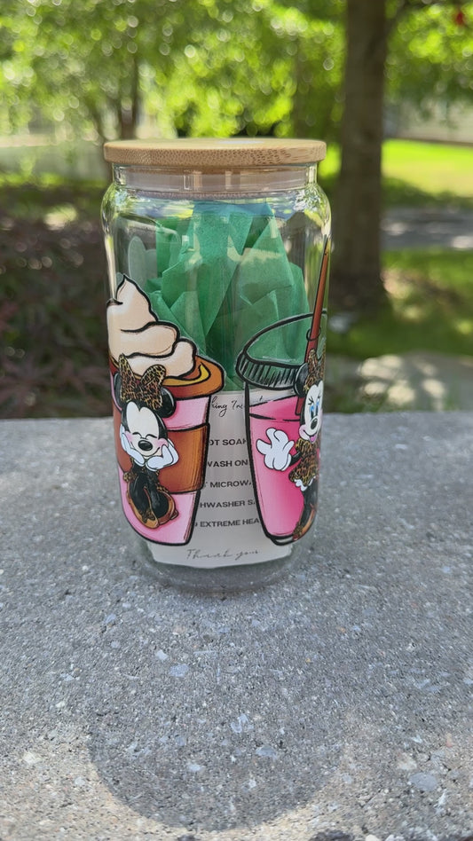 Minnie Cup -Glass Cup 16oz