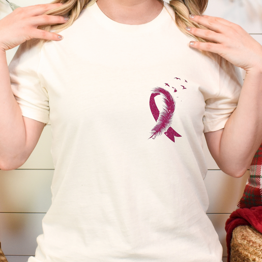 Breast cancer awareness (pocket) CLEAR FILM Transfer