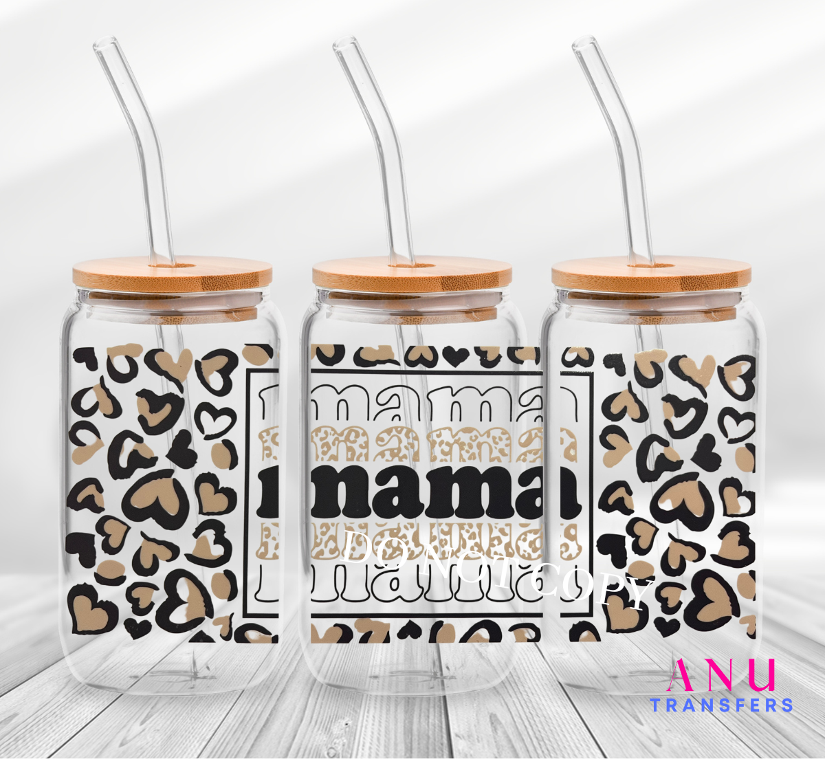 Mama 16oz libbey cup wrap