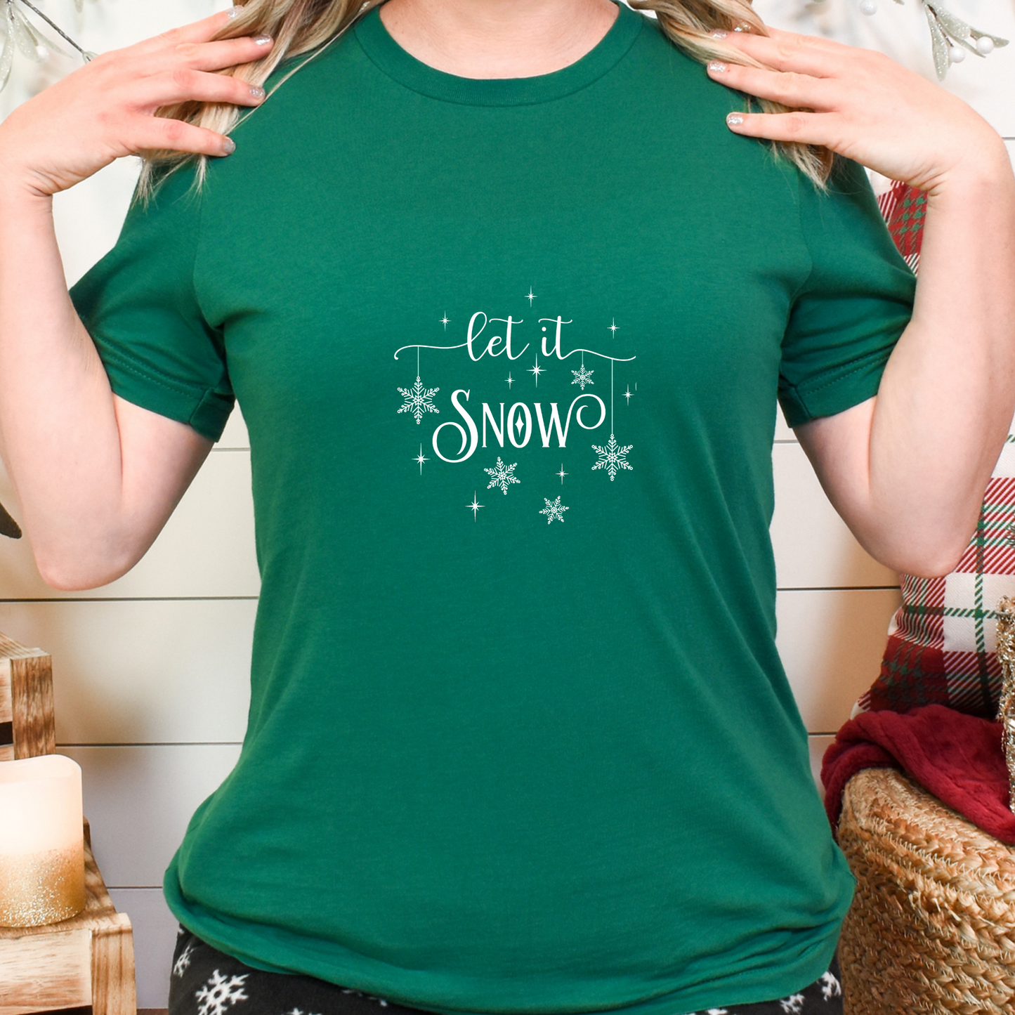 Let it snow SINGLE COLOR Transfer